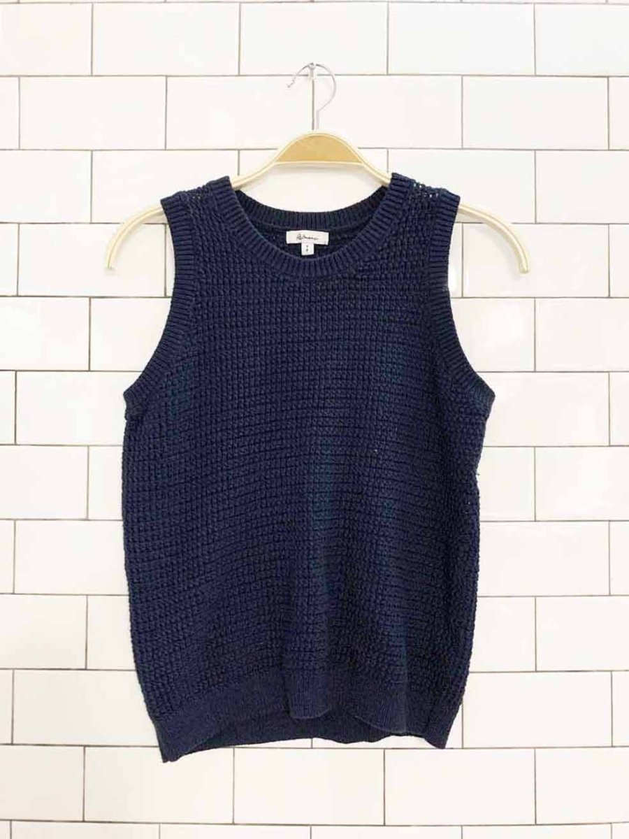 reitmans waffle knit sleeveless vest top - good market thrift store