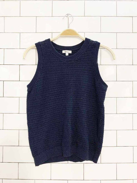 reitmans waffle knit sleeveless vest top - good market thrift store