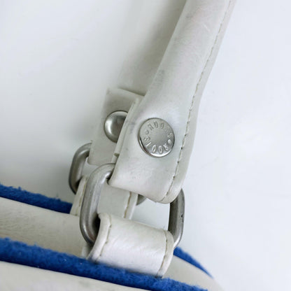 y2k roots faux leather bowling shoulder bag