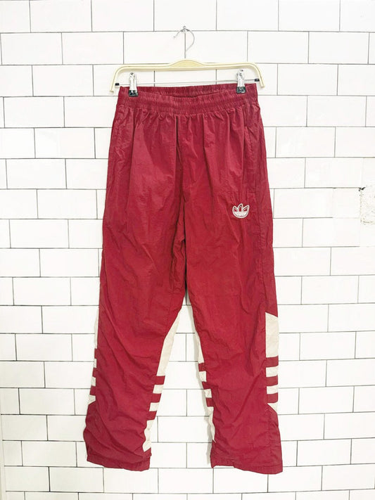 retro adidas trefoil logo track pants - good market thrift store