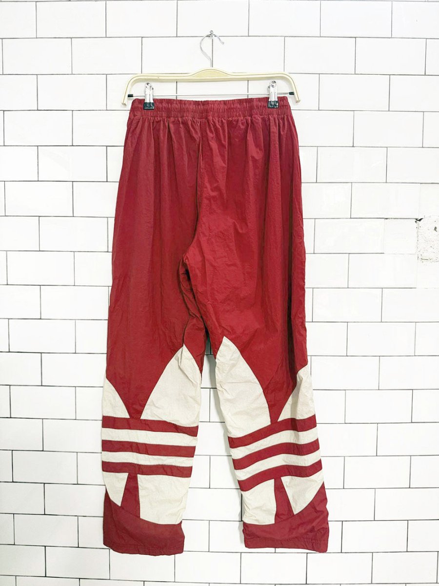 retro adidas trefoil logo track pants - good market thrift store