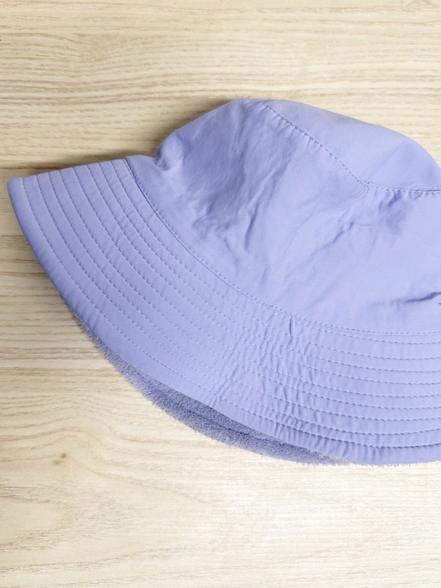 reversible teddy nylon bucket hat - good market thrift store