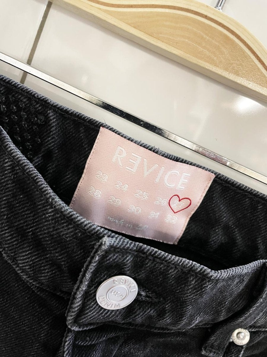 revice western stitch high rise straight jeans - good market thrift store