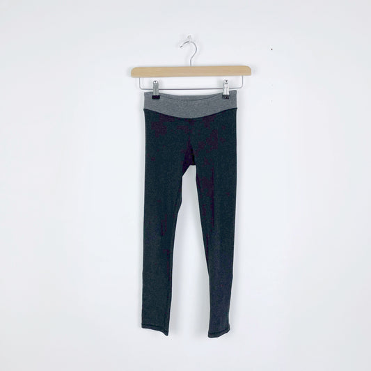 lululemon ribbed two tone crop pants - size 2