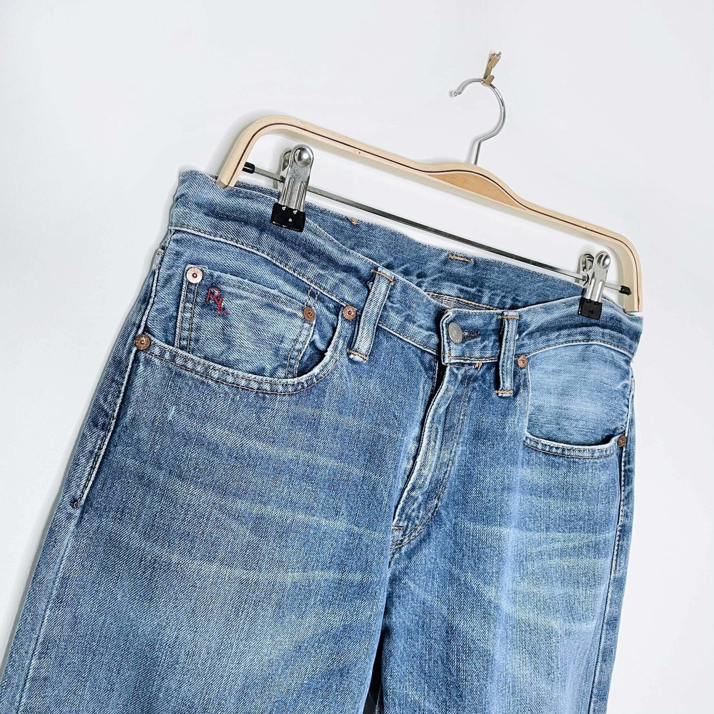 rework x ralph lauren flare leg jeans