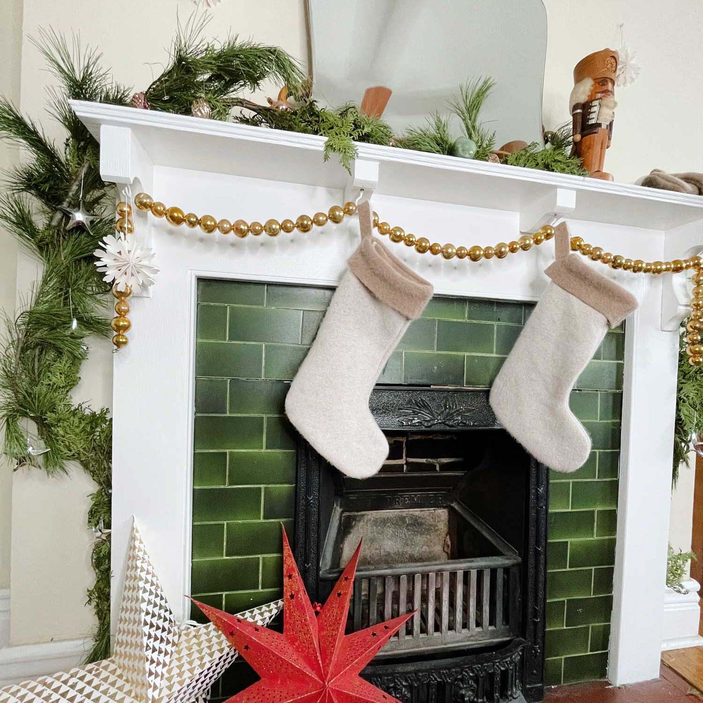 handmade ralph lauren cashmere knit stocking