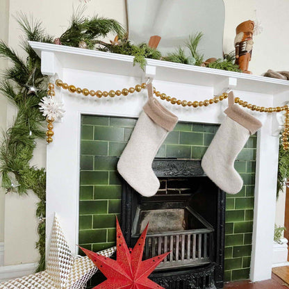 handmade ralph lauren cashmere knit stocking