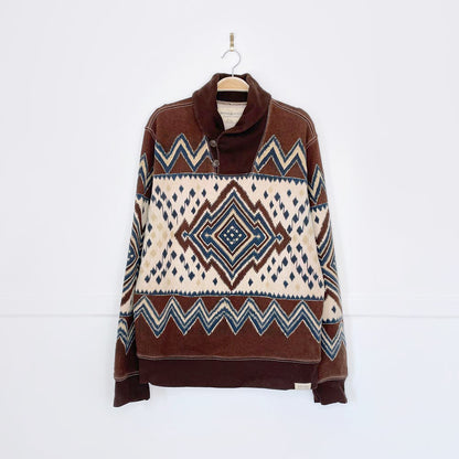 ralph lauren denim & supply western print sweatshirt