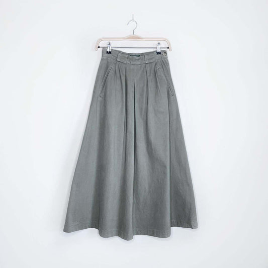 vintage 90s ralph lauren country full midi skirt - size 4