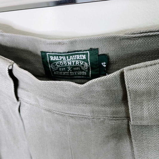 vintage 90s ralph lauren country full midi skirt - size 4