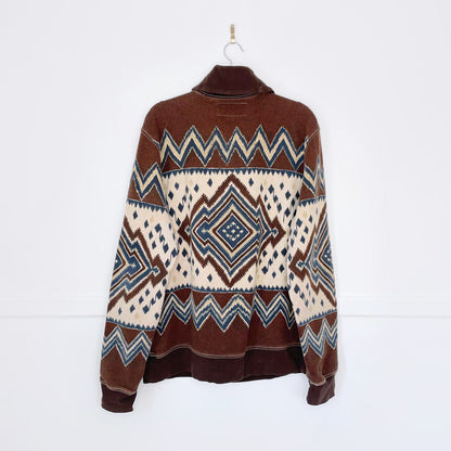 ralph lauren denim & supply western print sweatshirt