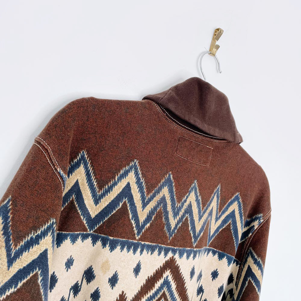 ralph lauren denim & supply western print sweatshirt