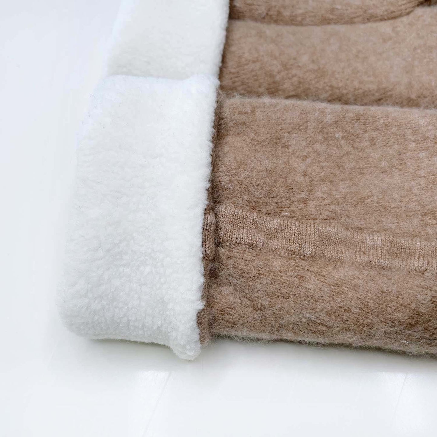 handmade ralph lauren cashmere knit mittens - one size