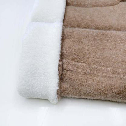 handmade ralph lauren cashmere knit mittens - one size