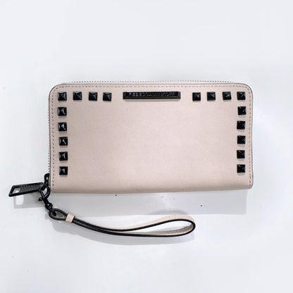 rebecca minkoff studded zip around ava wallet