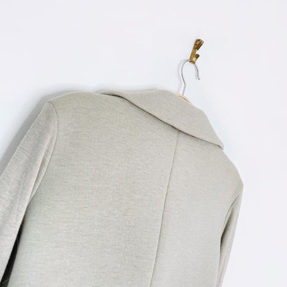 rick owens lilies wool-blend wrap knit jacket