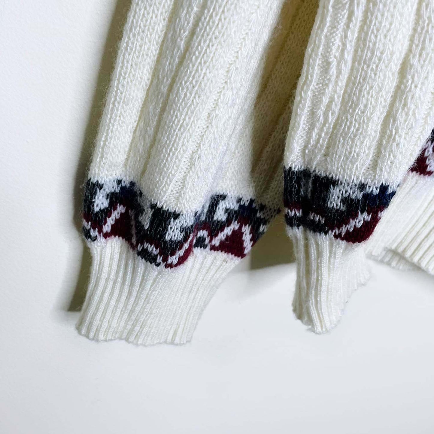 vintage rob winter reindeer grandpa holiday sweater - size xl