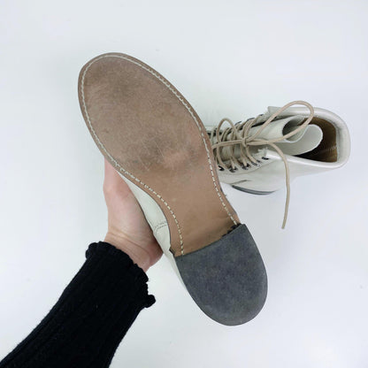 vintage rodeo drive leather kiltie roper boot - size 7.5