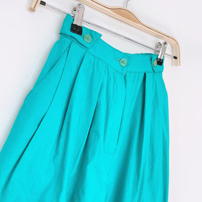 vintage rodier pleated barrel leg pants