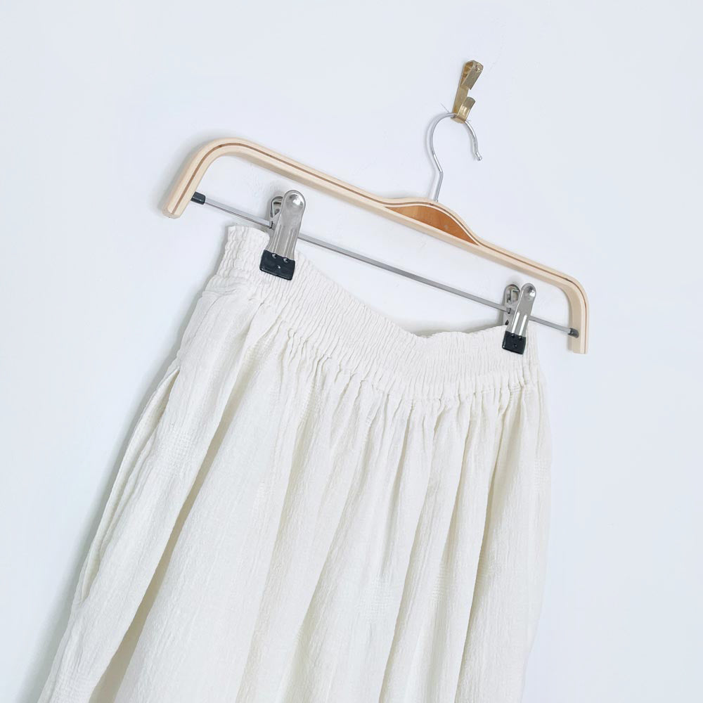 vintage rodier textured sun wide leg crop pants