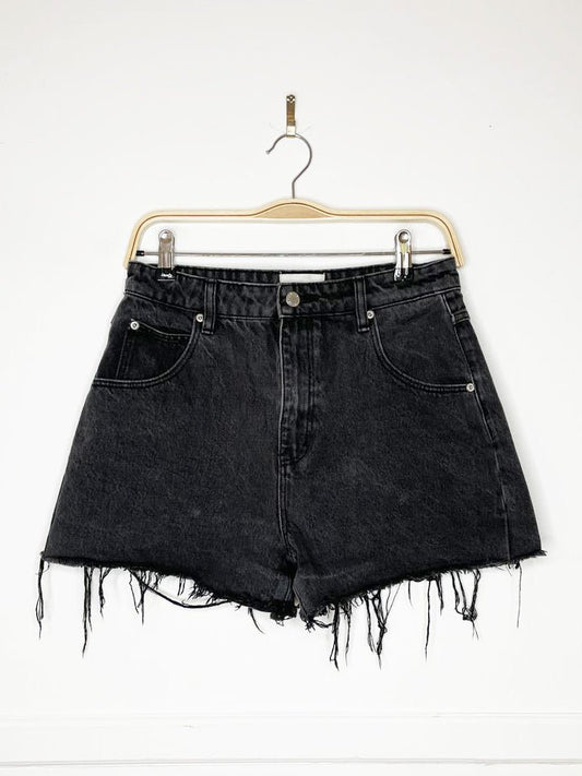 rollas mirage high rise loose fit cut off denim shorts - good market thrift store