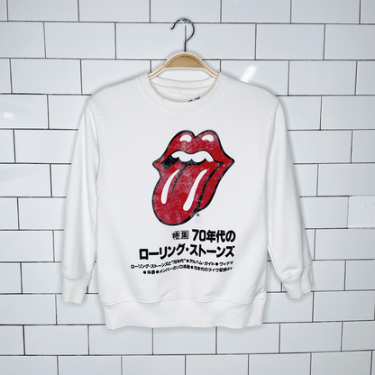 zara rolling stones crewneck - size medium