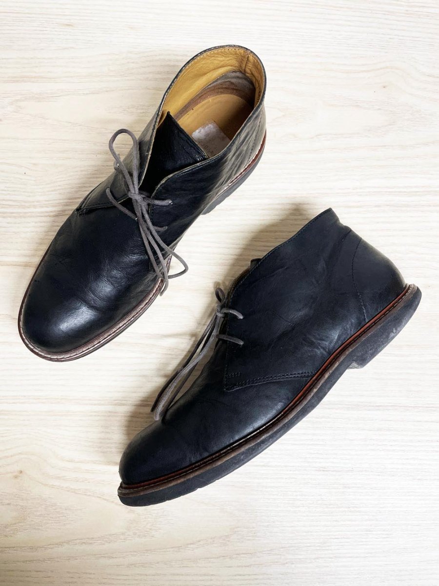 ron white leather chukka boot | made in Italy - good market thrift store