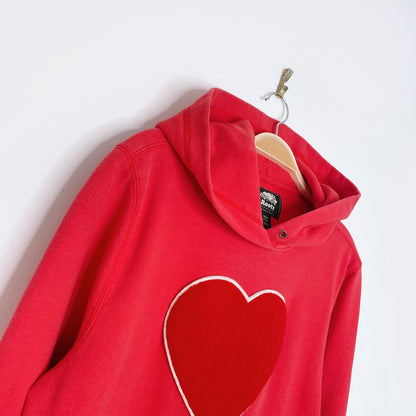 roots terry heart hoodie
