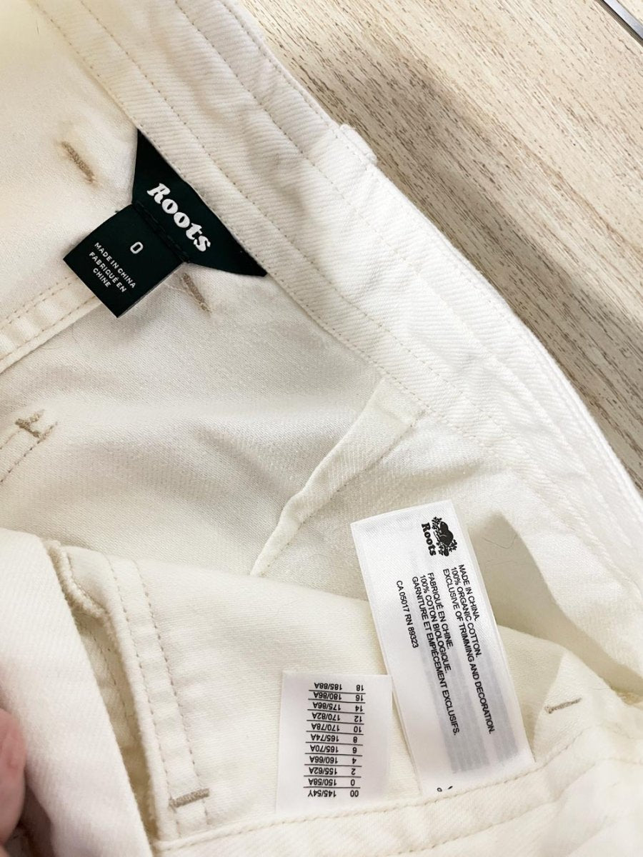 roots 2024 patch pocket twill relaxed pant - good market thrift store