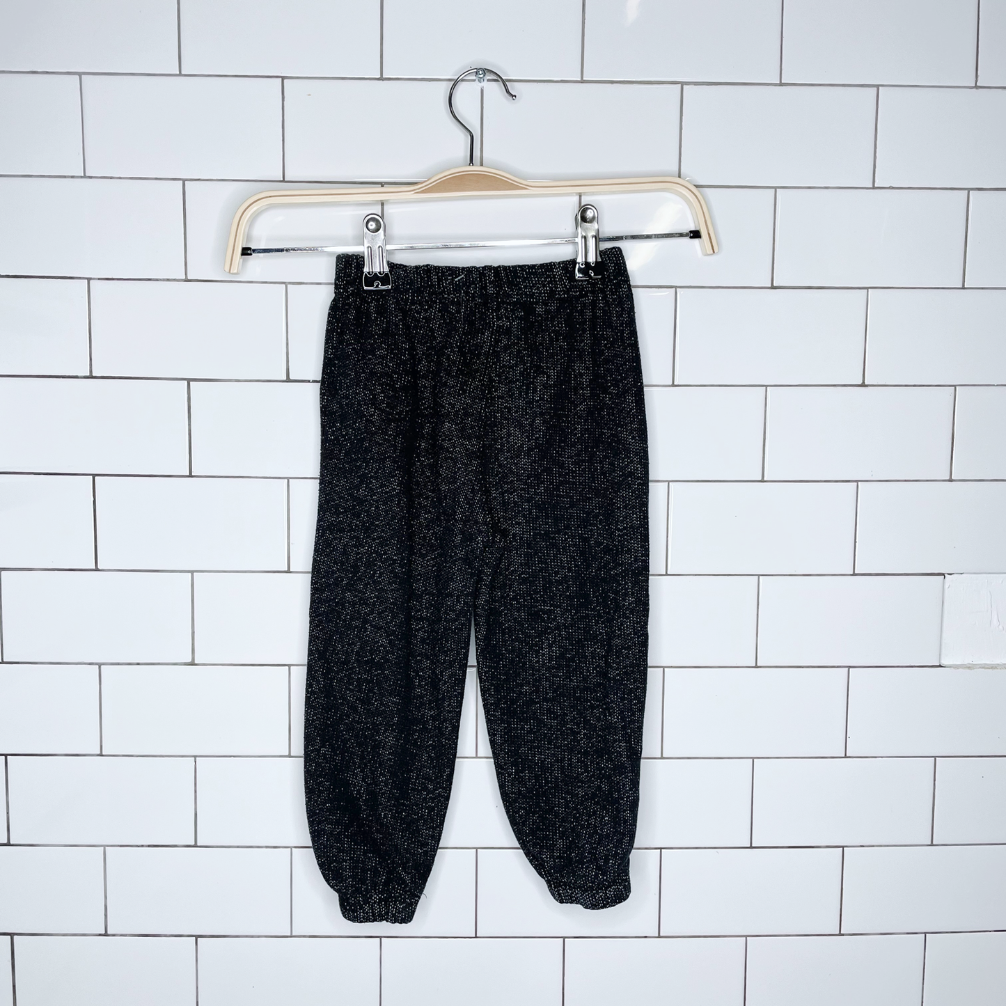 roots kids black pepper sweatpants - size 2