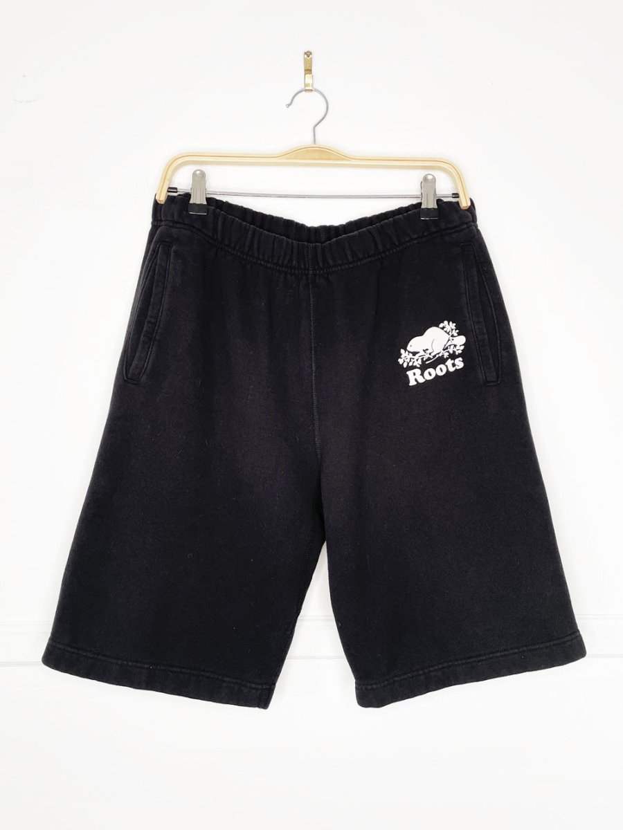 roots cooper cozy terry fleece shorts - good market thrift store
