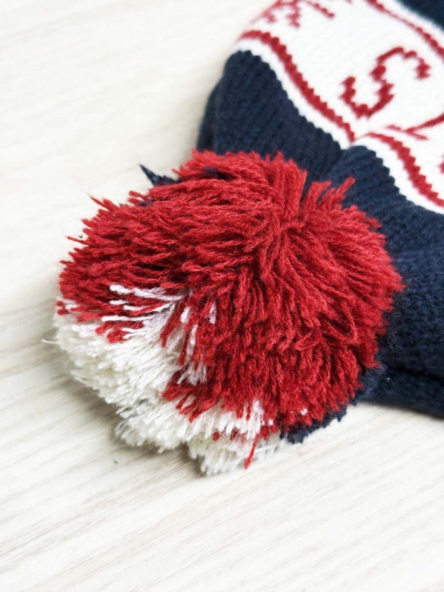 roots kids canada snowflake pom knit toque - good market thrift store