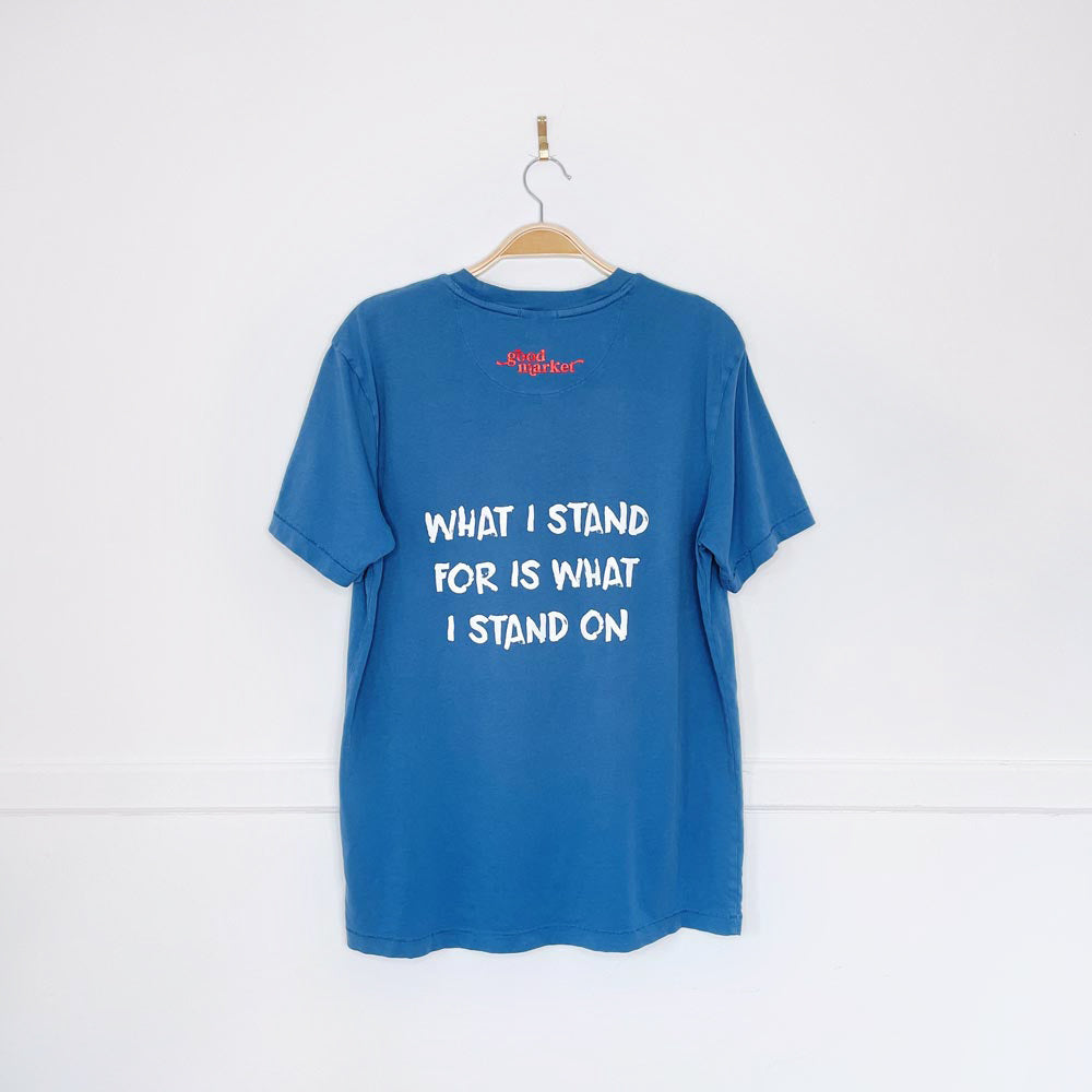 roots x earth activist pocket tee