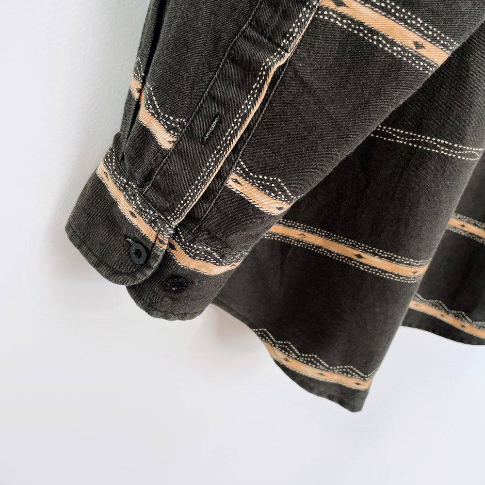 vintage 90s roper western stripe shirt