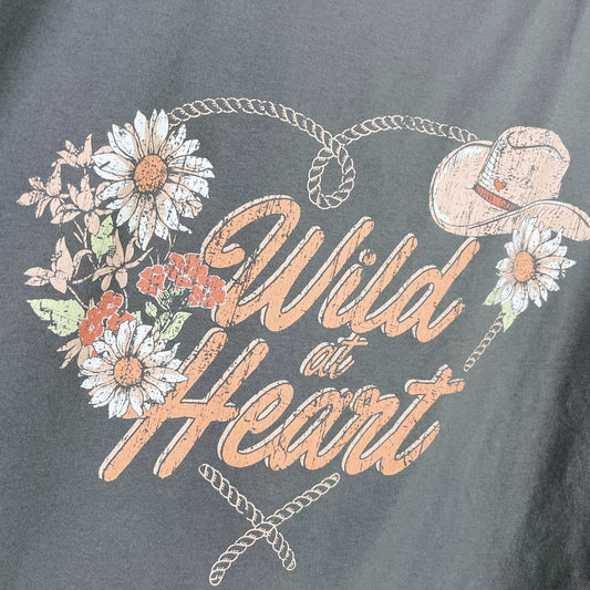 rose + wine wild at heart tee