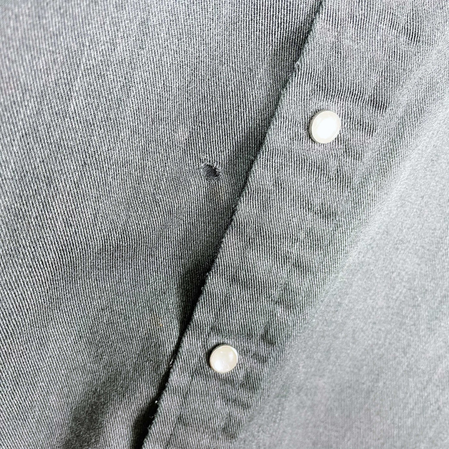 vintage roughrider snap button western shirt - size small