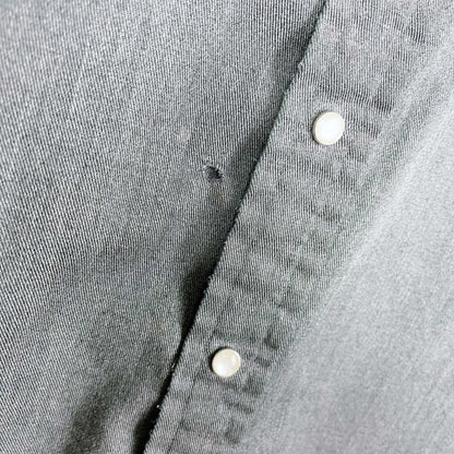 vintage roughrider snap button western shirt - size small