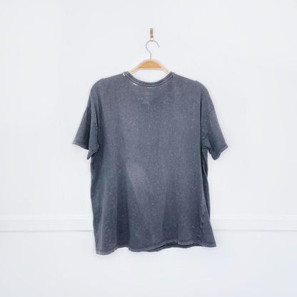 rolling stones x bravado 2022 oversized distressed tongue graphic tee