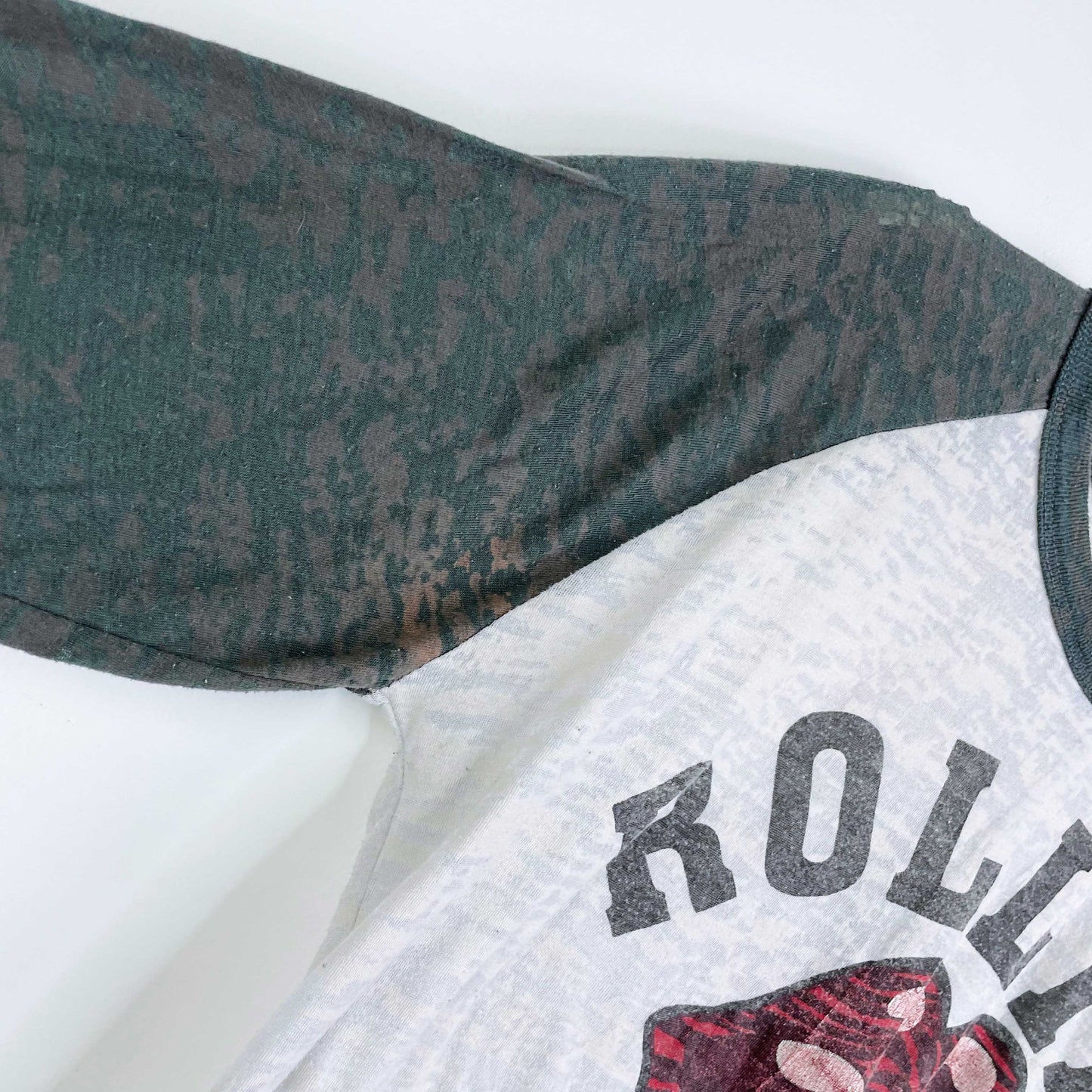 2009 rolling stones raglan burnout tee