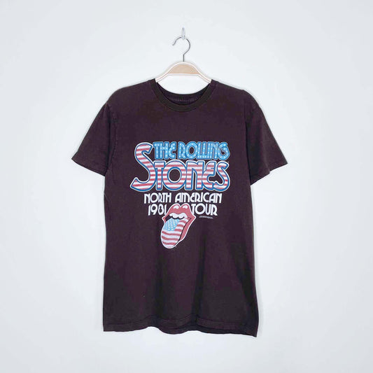 bravado 2009 rolling stones north american tour '81 tee - size medium