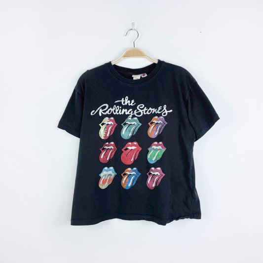 h&m logg rolling stones tee