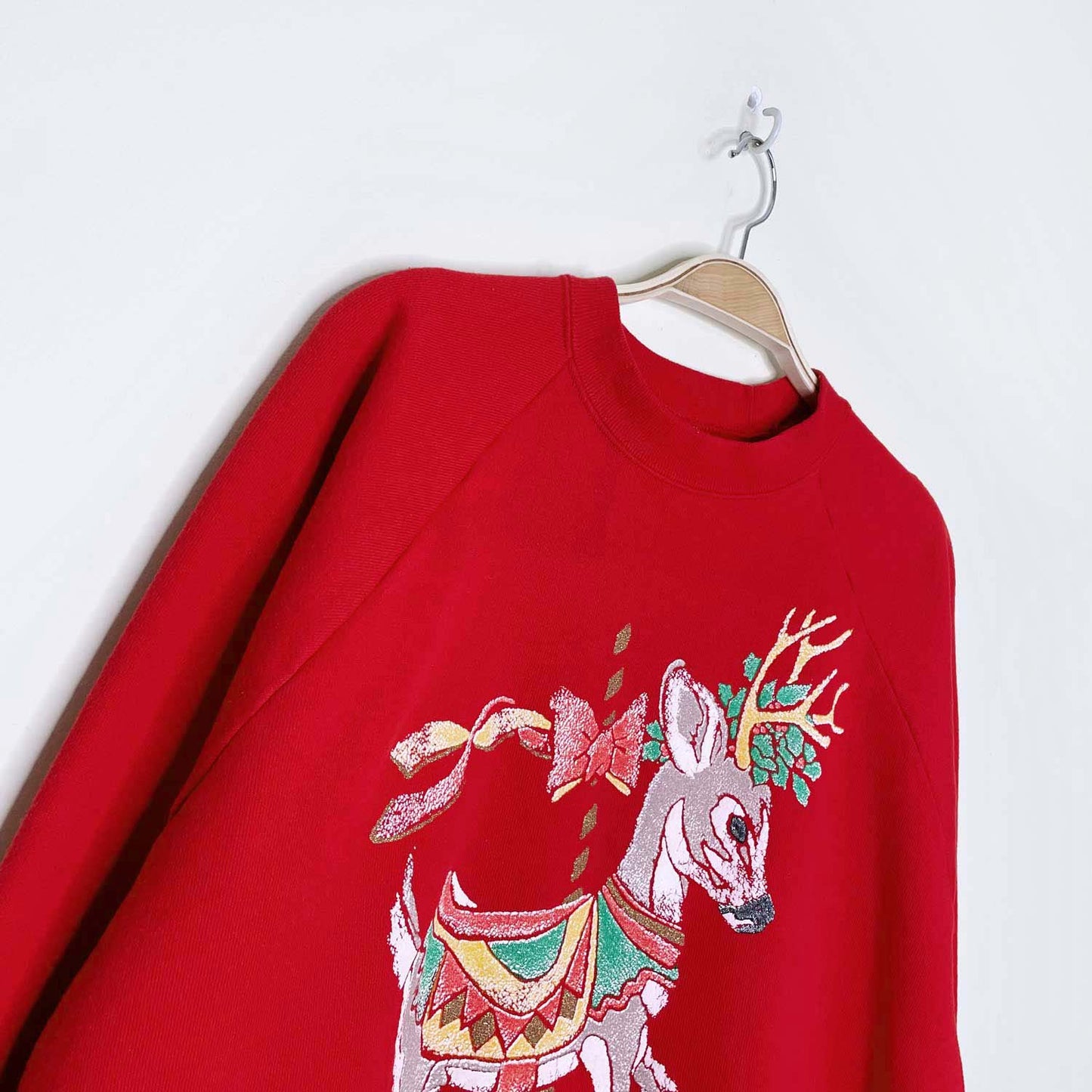 vintage 90s the wildside rudolph crew - size large