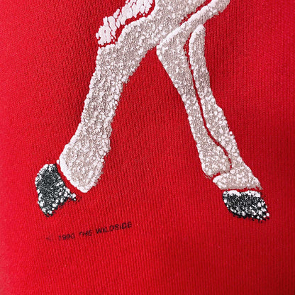 vintage 90s the wildside rudolph crew - size large