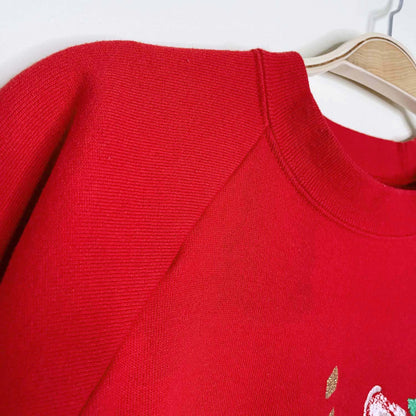 vintage 90s the wildside rudolph crew - size large