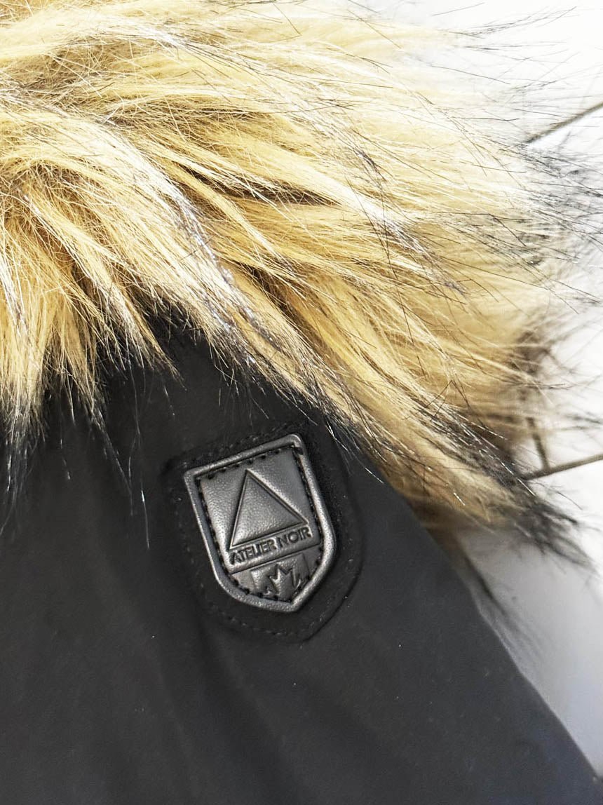 rudsak atelier noir down detachable faux fur hooded parka - good market thrift store