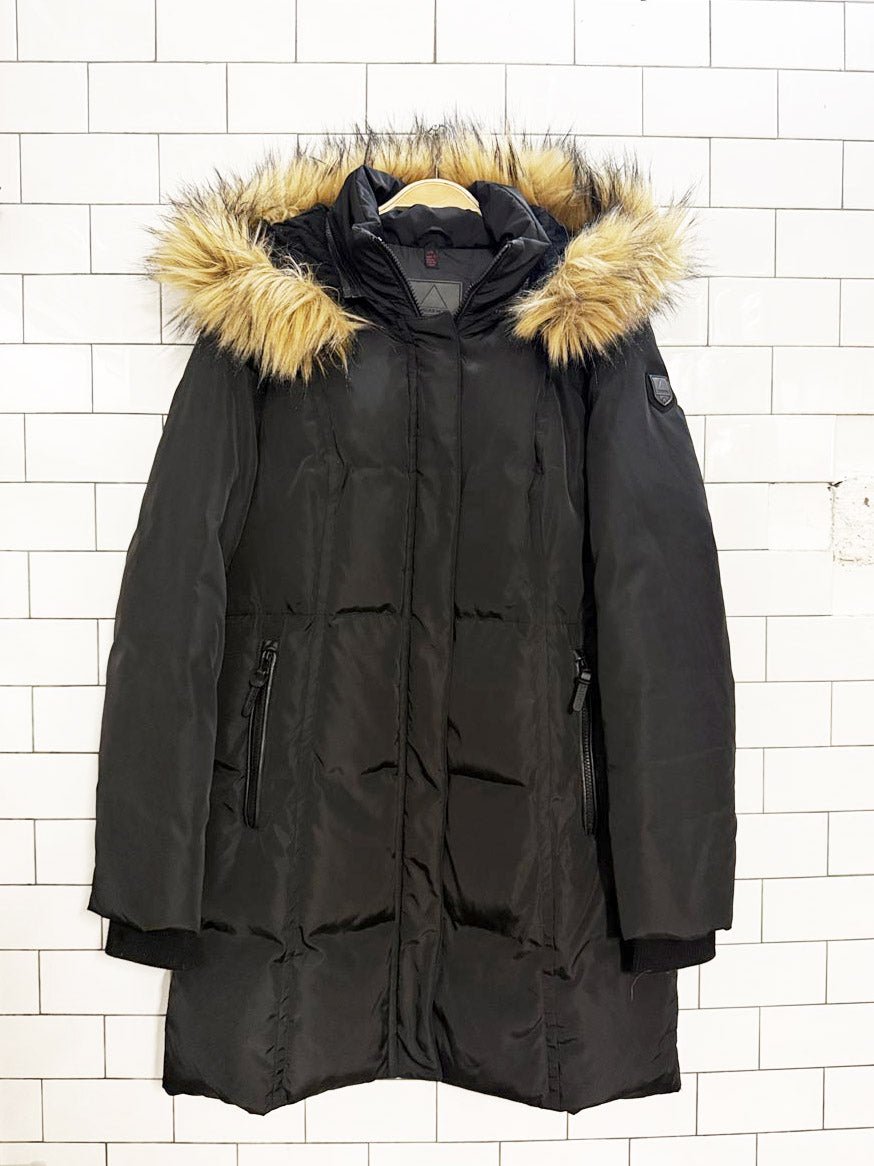 rudsak atelier noir down detachable faux fur hooded parka - good market thrift store