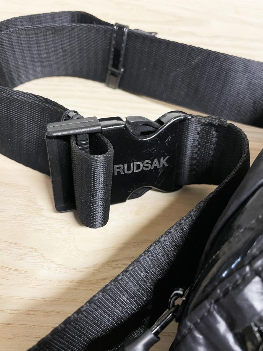 rudsak logo puffer belt bag | waterproof zippers - good market thrift store