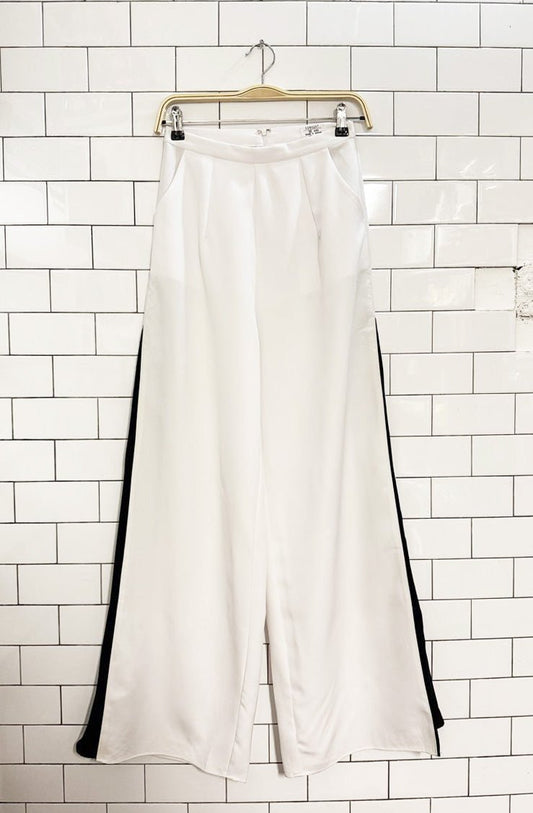 runaway high rise pleated wide leg trousers - good market thrift store