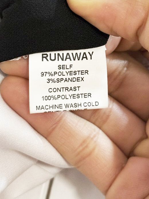 runaway high rise pleated wide leg trousers - good market thrift store