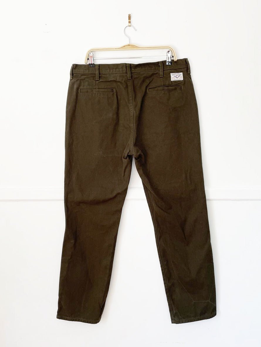 rustic dime canvas workwear chino pants | in denim we trust | made in usa - good market thrift store